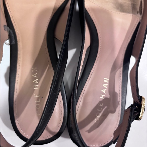 Cole Haan Black Slingback Flats - Picture 2 of 3